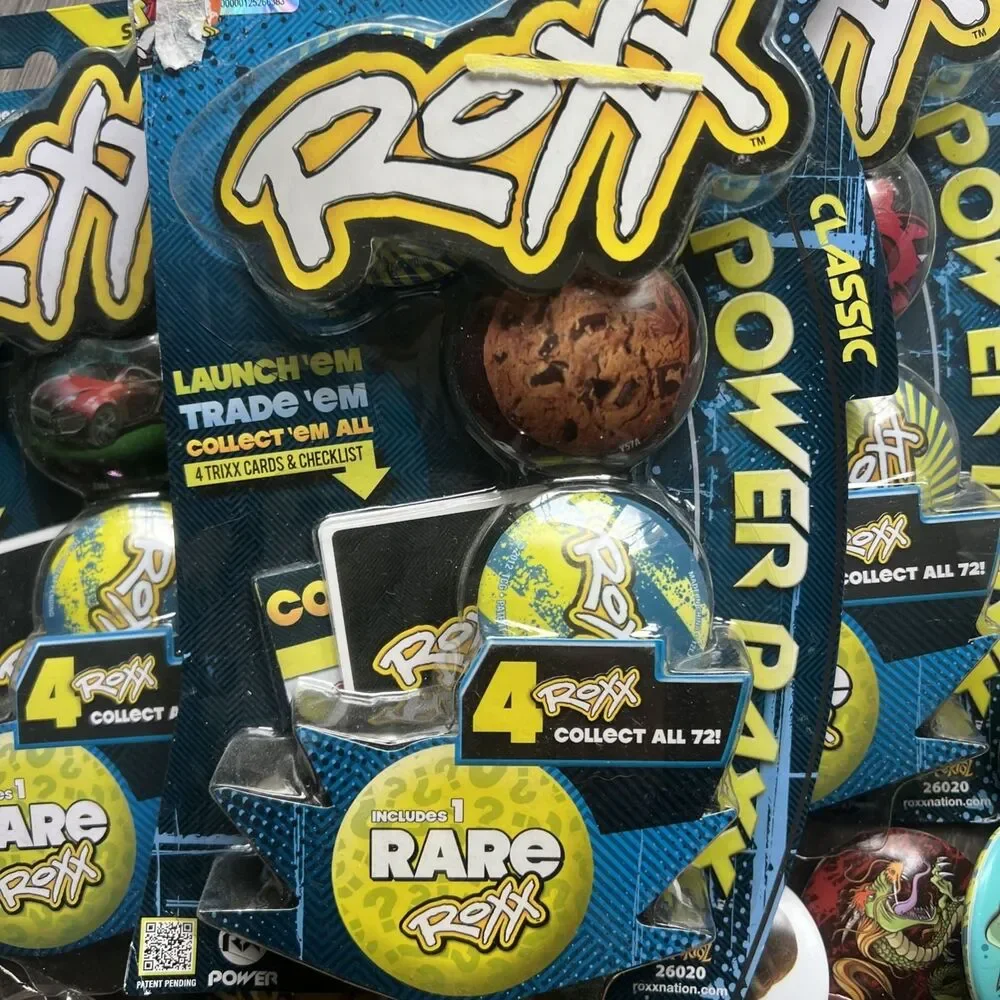 5 ROXX POWER PAXX 4 ROXX INCLUDING 1 RARE IN EACH PACK plus 44 extra and cards